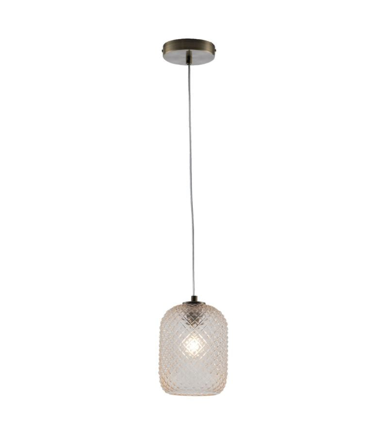 Sospensione in vetro cristallo sfaccettato vari colori struttura in metallo 1XE27 non incl. d.15cm ASHFORD-S15 Sospensione in vetro cristallo sfaccettato vari colori struttura in metallo 1XE27 non incl. d.15cm ASHFORD-S15